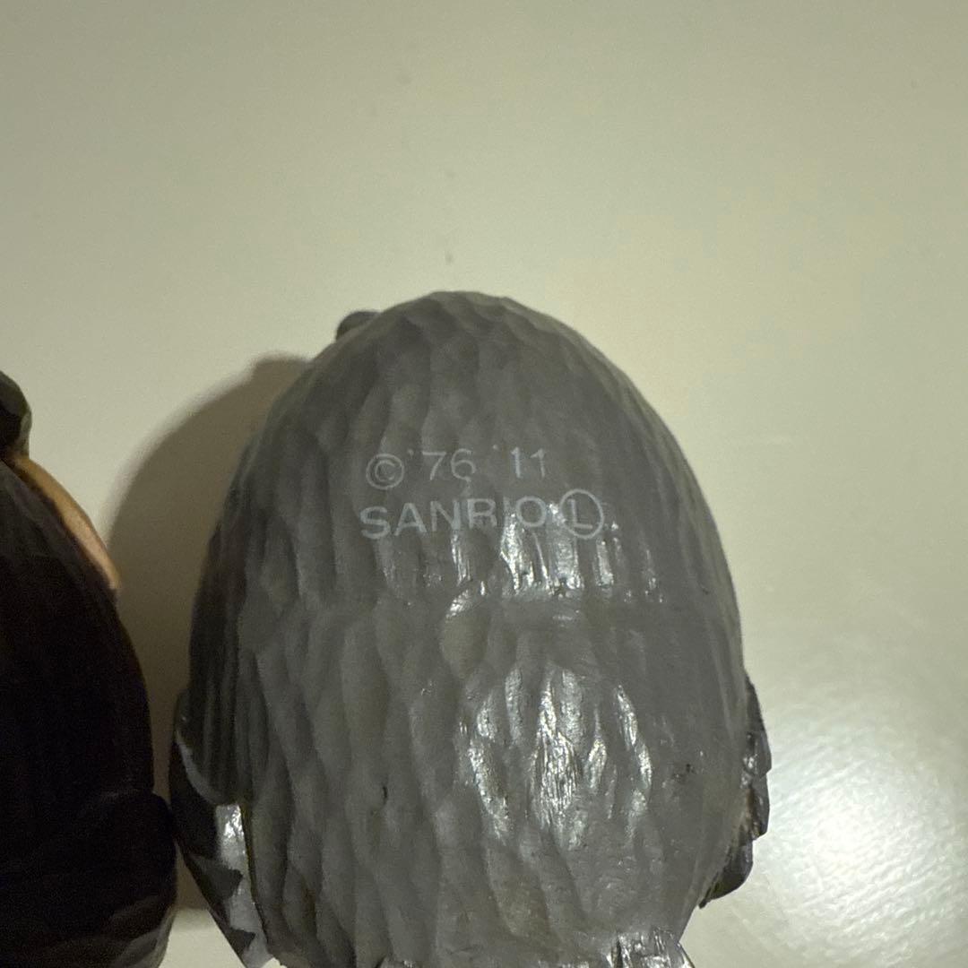 ハローキティ　木彫り　置物