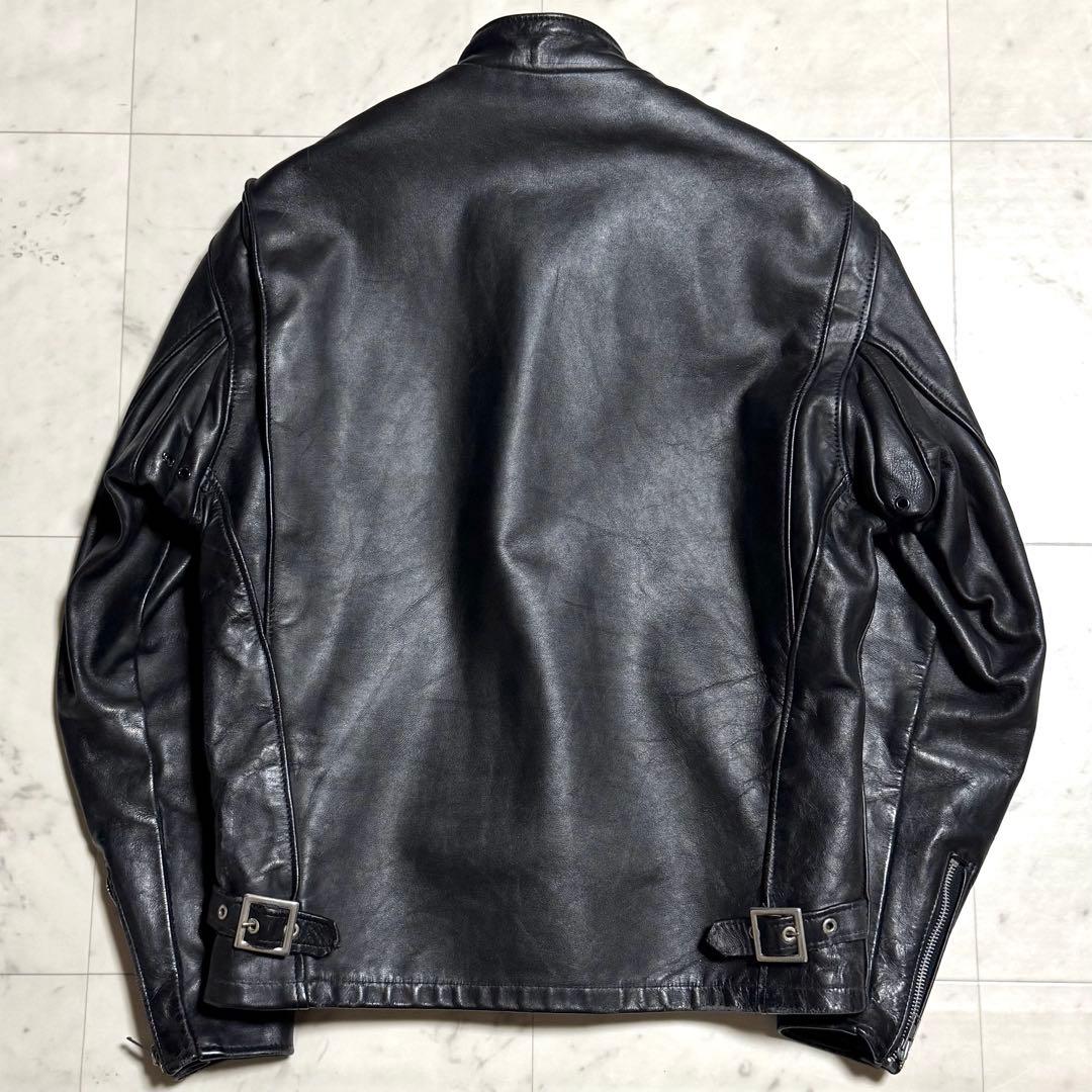 Schott 2way シングルライダースジャケット ボアライナー付き 38