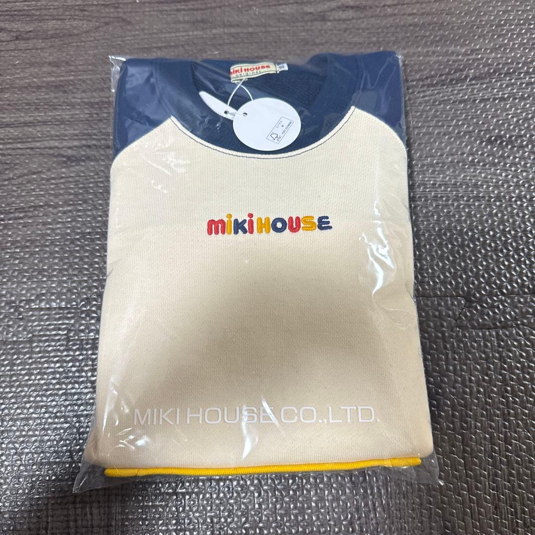 【MIKI HOUSE】新品未使用　カラフルトレーナー　現行品