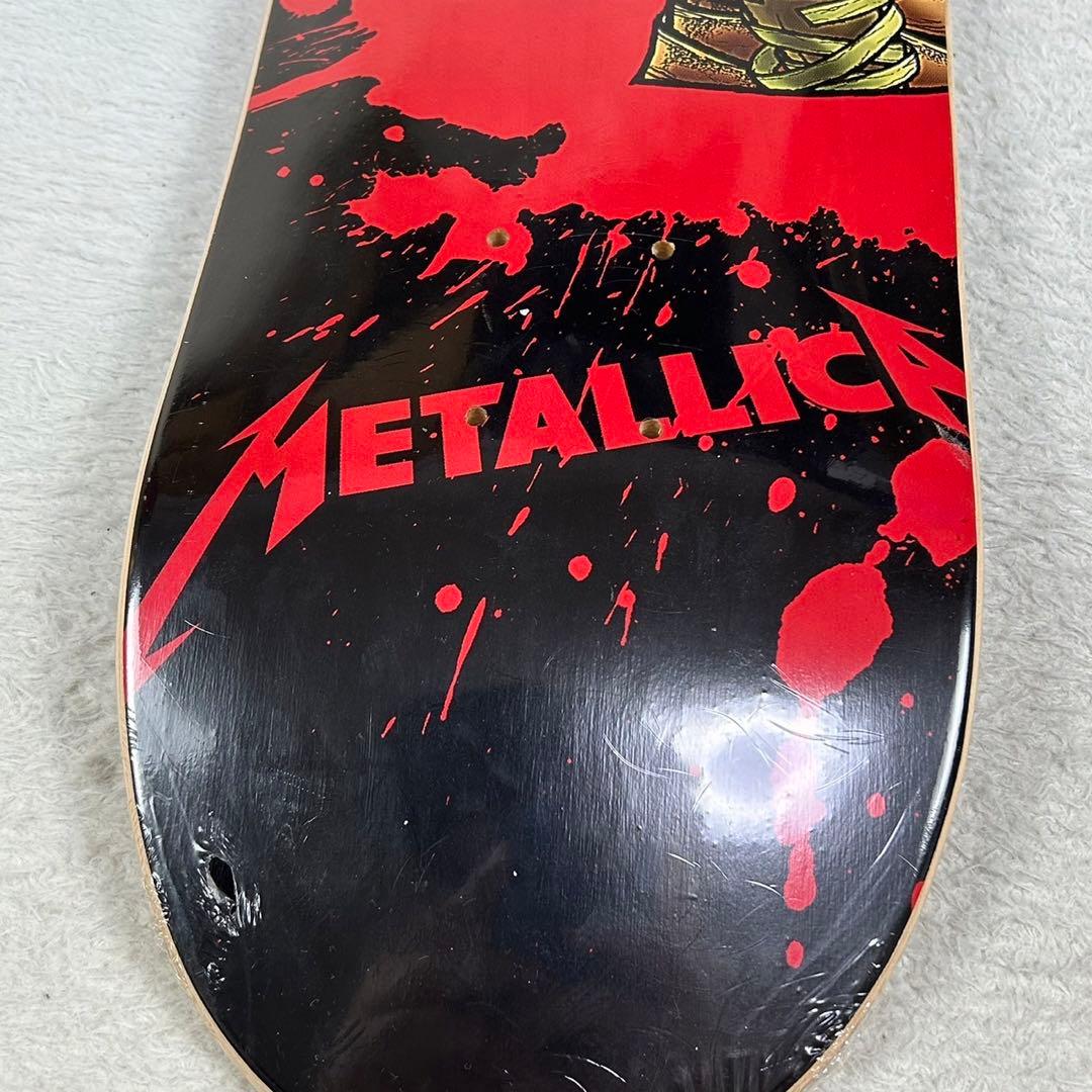 未使用 LLICA スケートボード デッキ ドクロ イラスト メタリカ