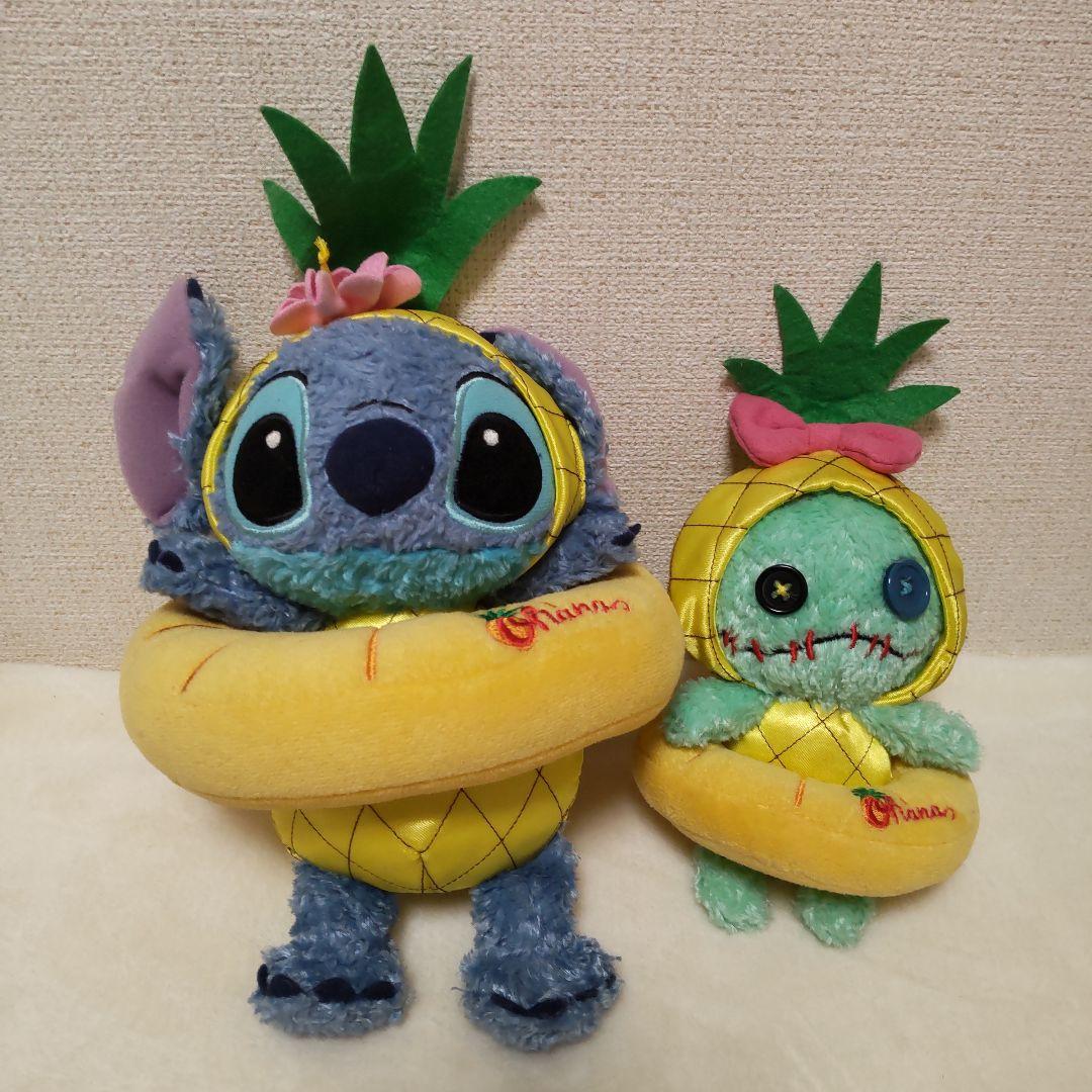 スティッチ スクランプ パイナップル ぬいぐるみ スティッチの