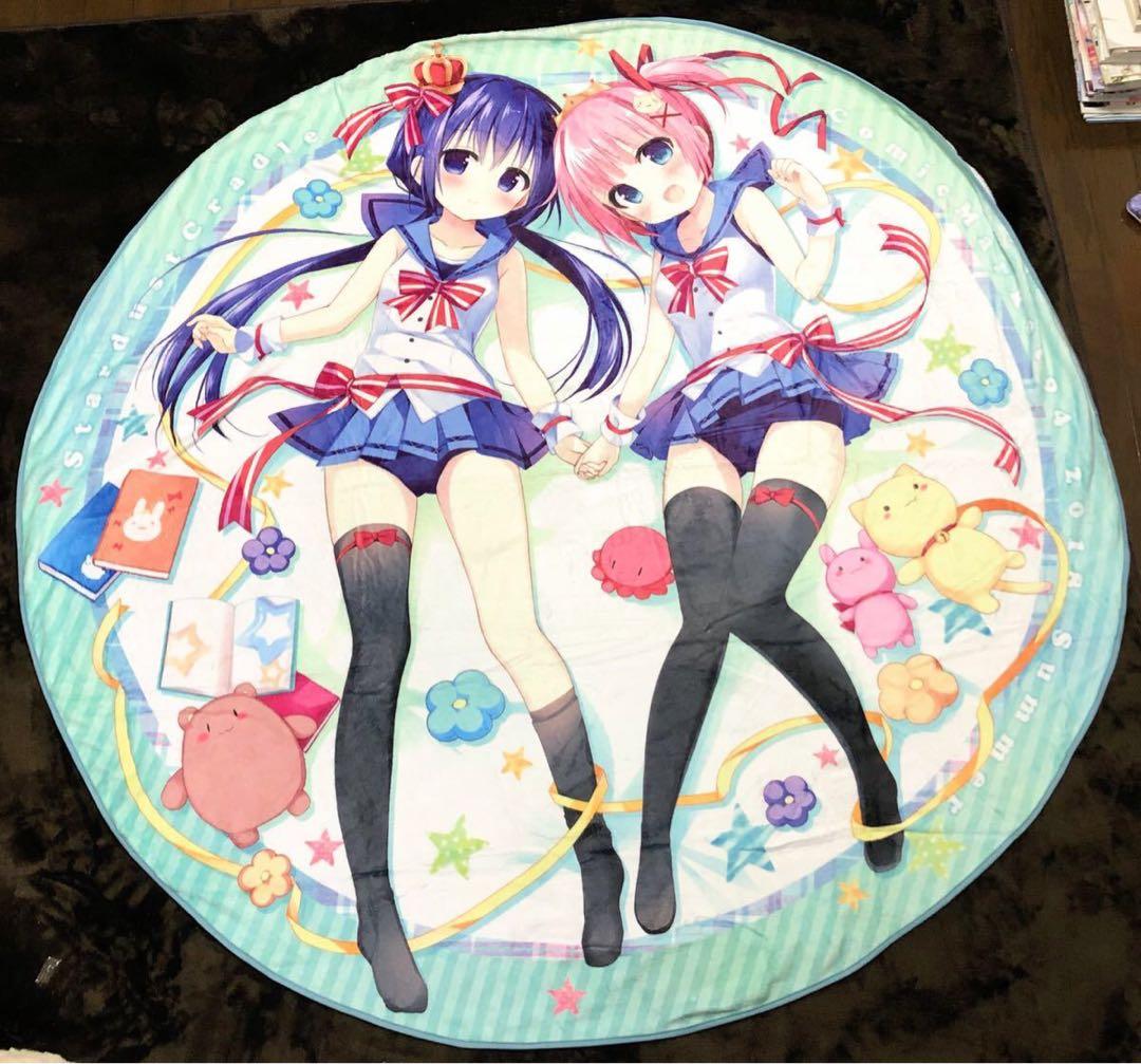 C94 永山ゆうのん Bigふんわりラウンドタオル スクール水着 美少女 グッズ