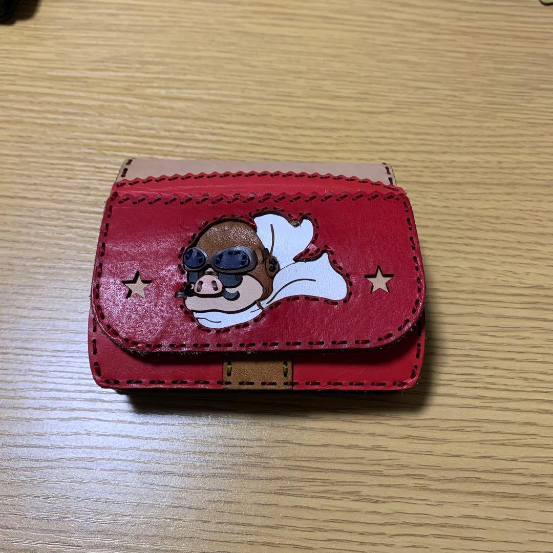GBL】紅の豚 アウトレット オジャガデザイン ショートウォレット ポルコ