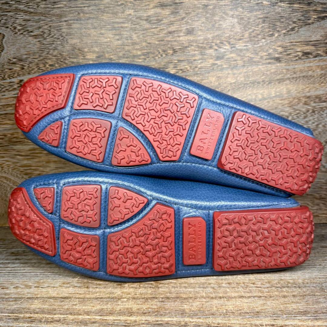 【展示未使用品】◆BALLY◆バリー 27.5cm ドライビングシューズ レザー