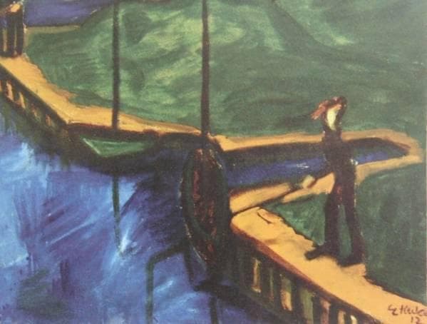 Erich Heckel、ANGLER、海外版超希少レゾネ、新品額付