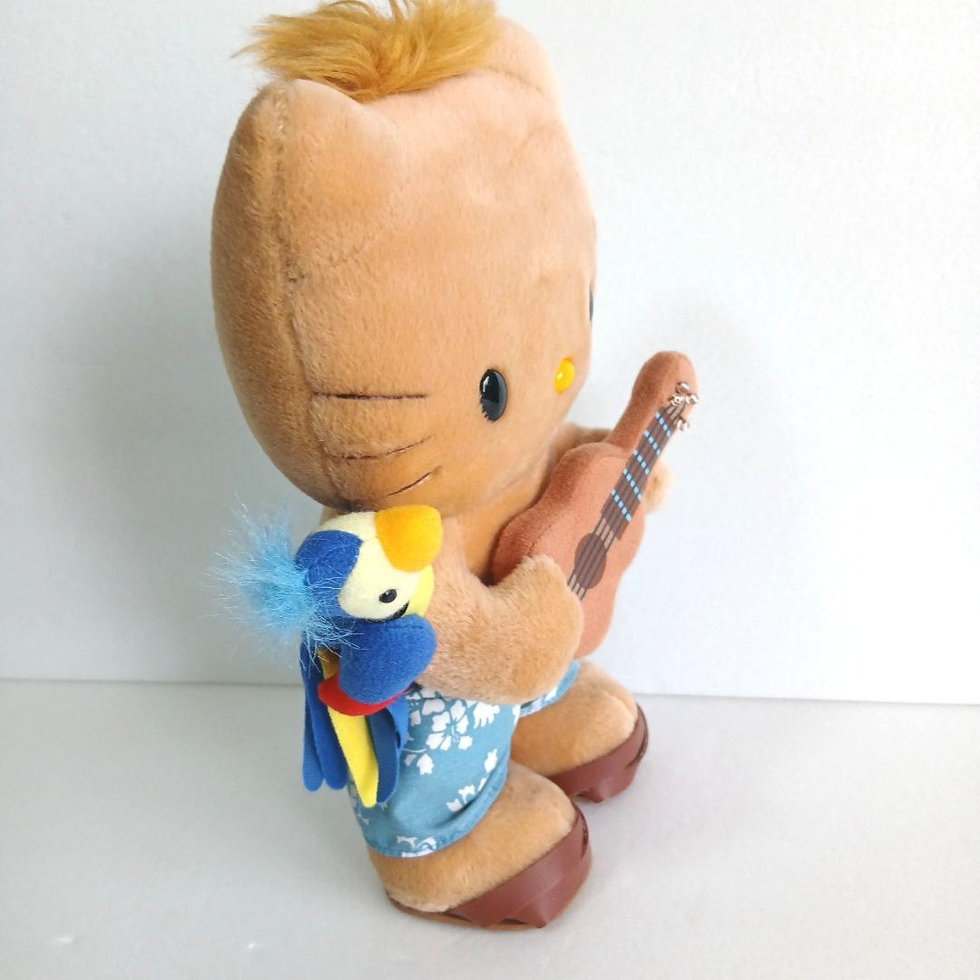 ハワイ ハローキティ ダニエル ぬいぐるみ 日焼け ウクレレ キャラクター