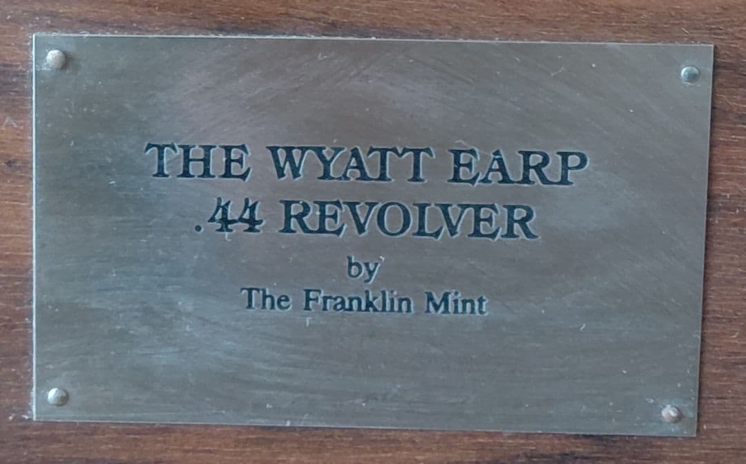 フランクリンミント ワイアットアープ 44リボルバー モデルガン 装飾銃