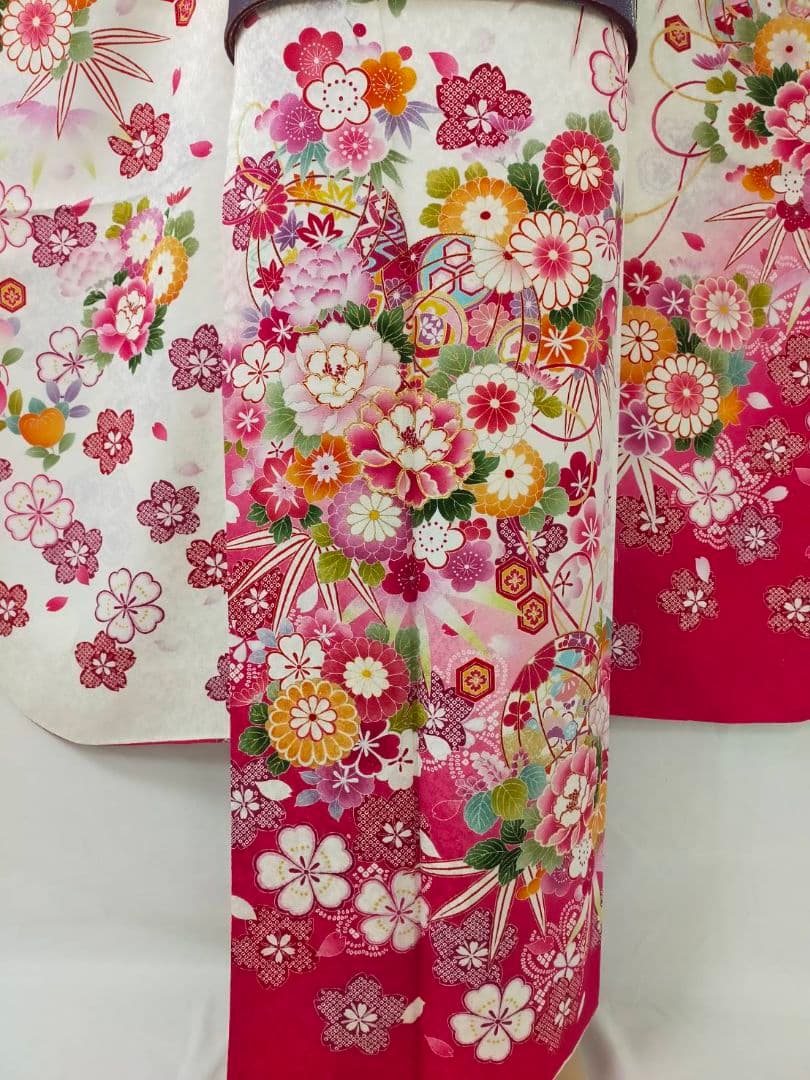 売約済み【まだ間に合う】正絹 プリンセススタイル 振袖3点セット