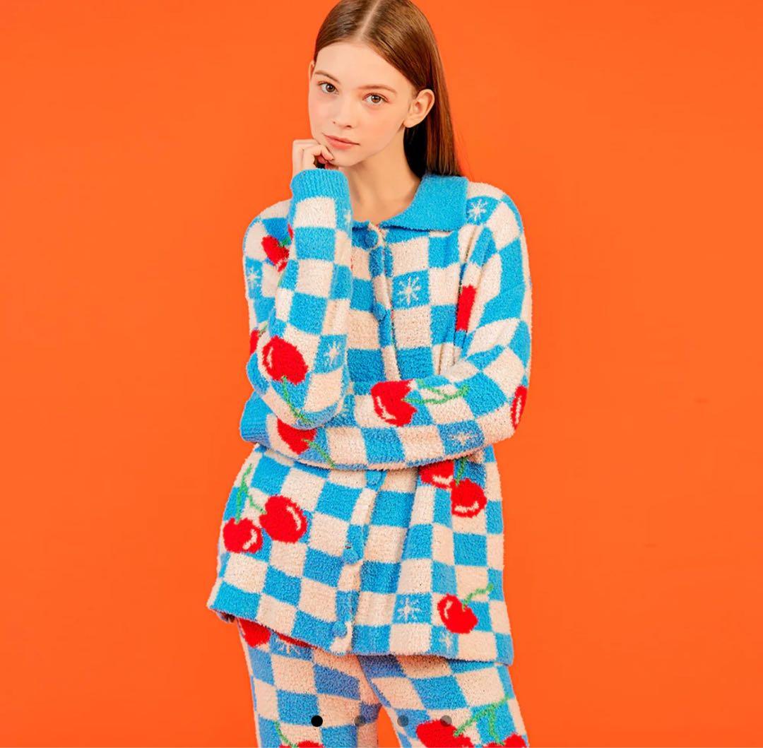 ウィグルウィグル ルームウェア パジャマ 長袖 チェリー