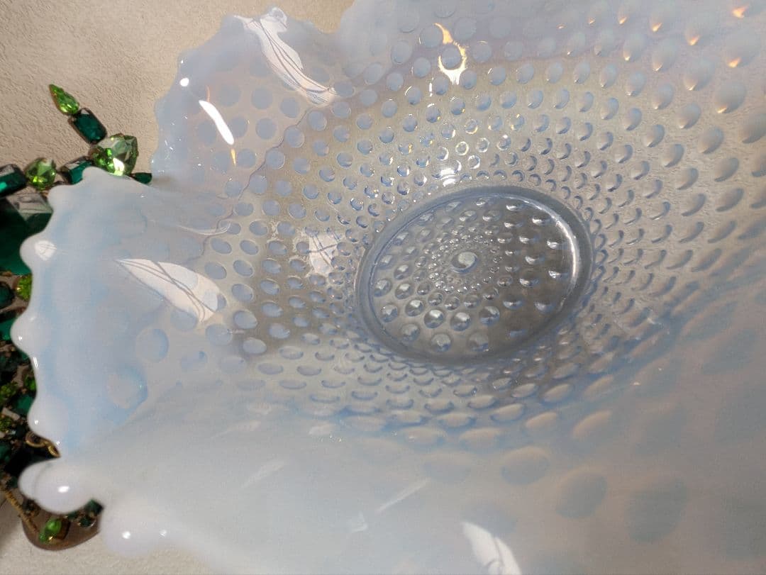 Duncan Miller社ラージブルーオパルセントホブネイルフリルボウル