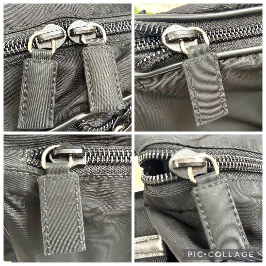 極美品✨プラダ　ナイロン　2wayハンドバッグ　ビジネス　肩掛け　A4収納可　黒