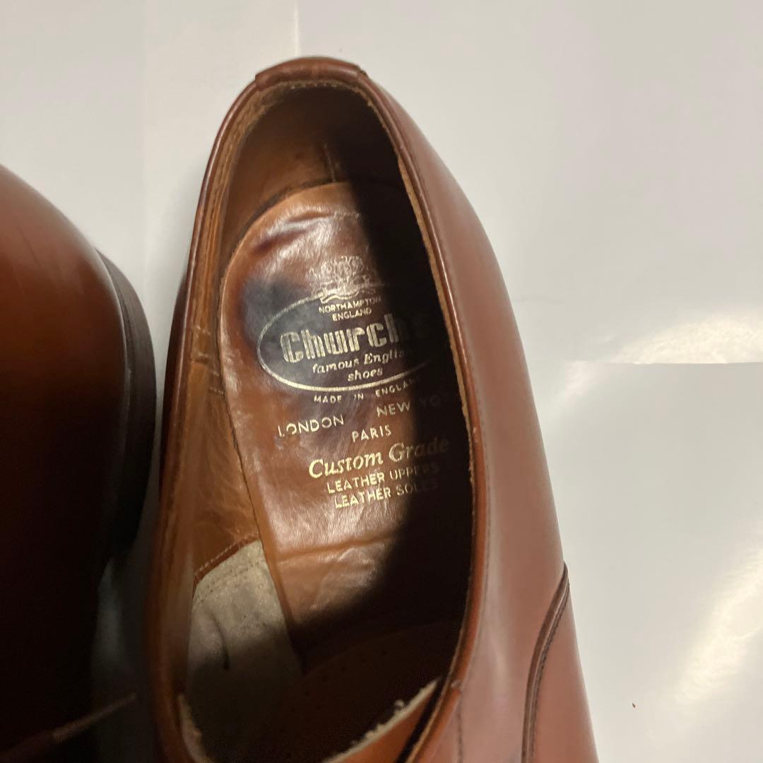 Church's ブラウン ドレスシューズ カスタムグレード