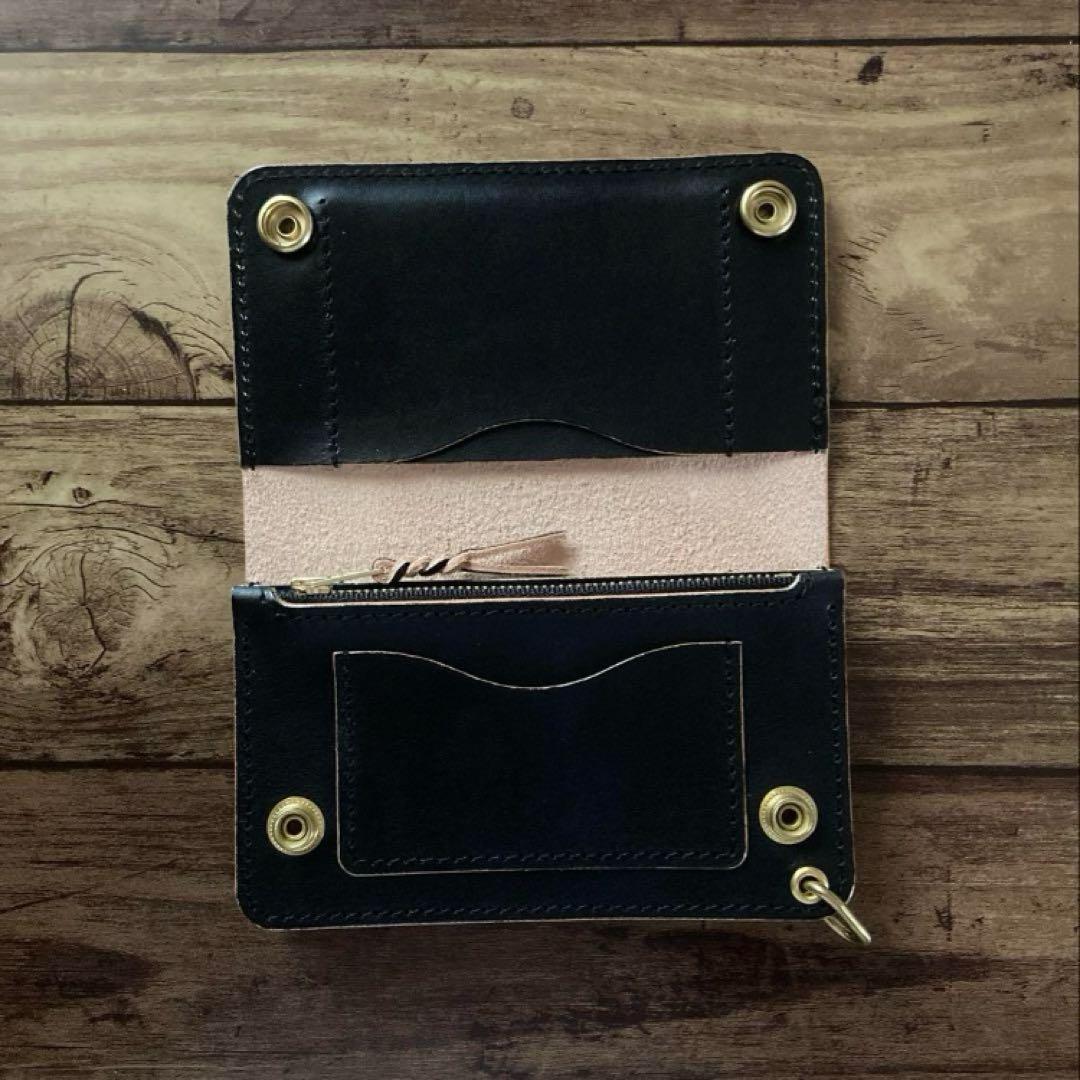 【ありんこ 断捨離中】北米ステアハイドトラッカーウォレット150（ミドル）