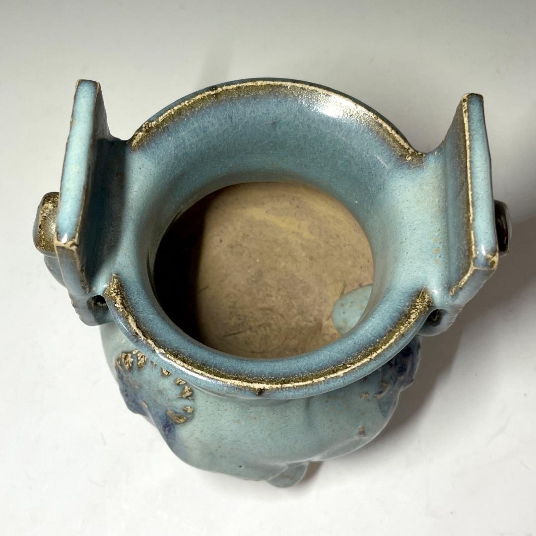 唐物 鈞窯三足香炉 元時代 中国美術 古玩 SN33の通販はau PAY