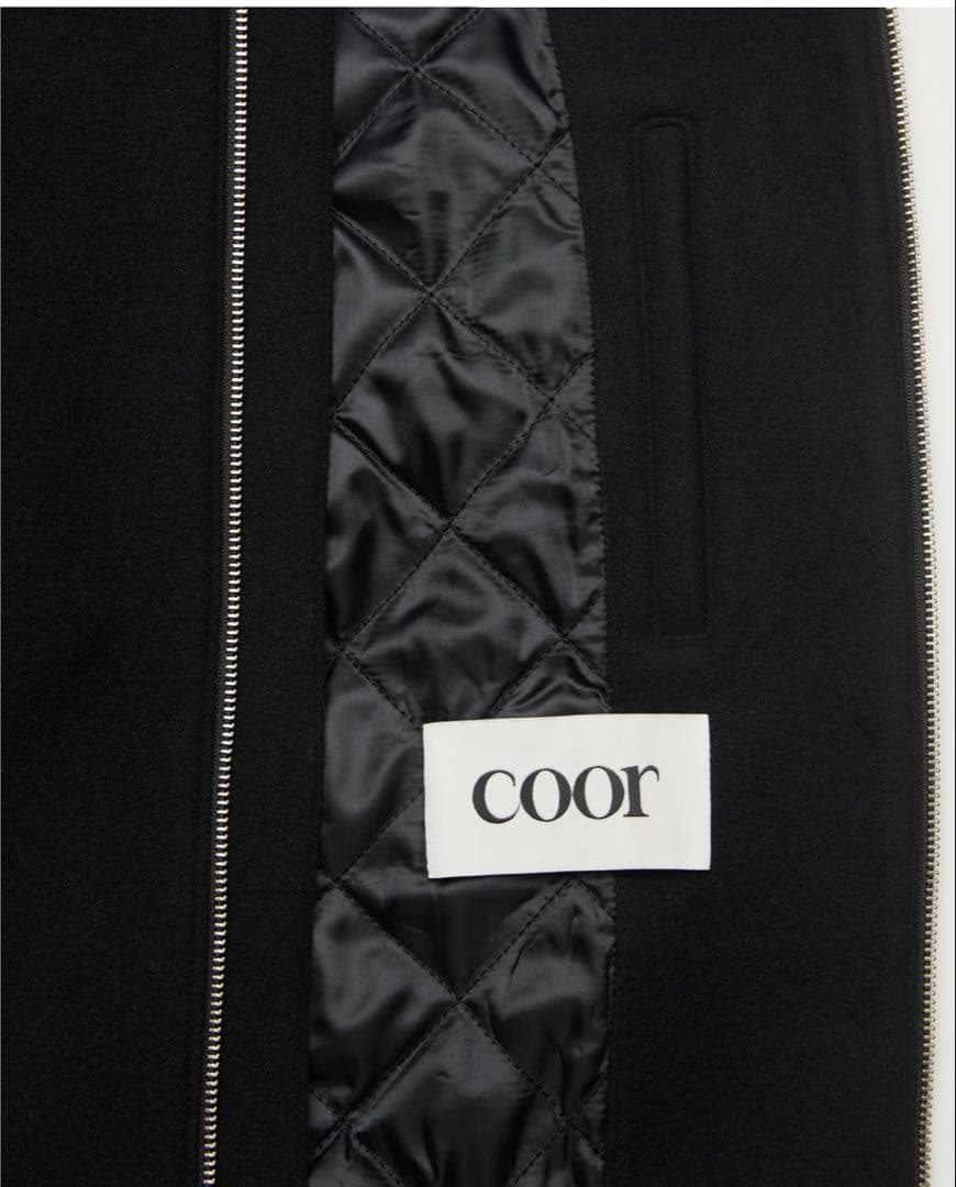ジャケット・アウター COOR 2025AW Double-faced wool zip jacket
