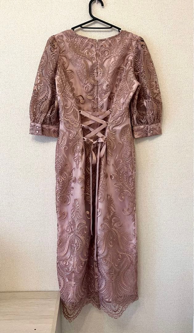 《美品》刺繍レース　オケージョンドレス