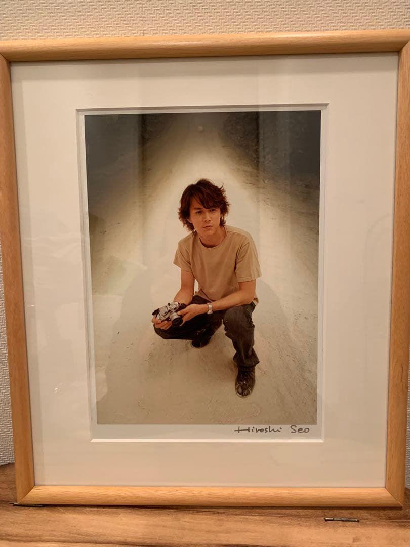 m*a様 福山雅治 Hiroshi Seo サイン入り写真額入り m*a