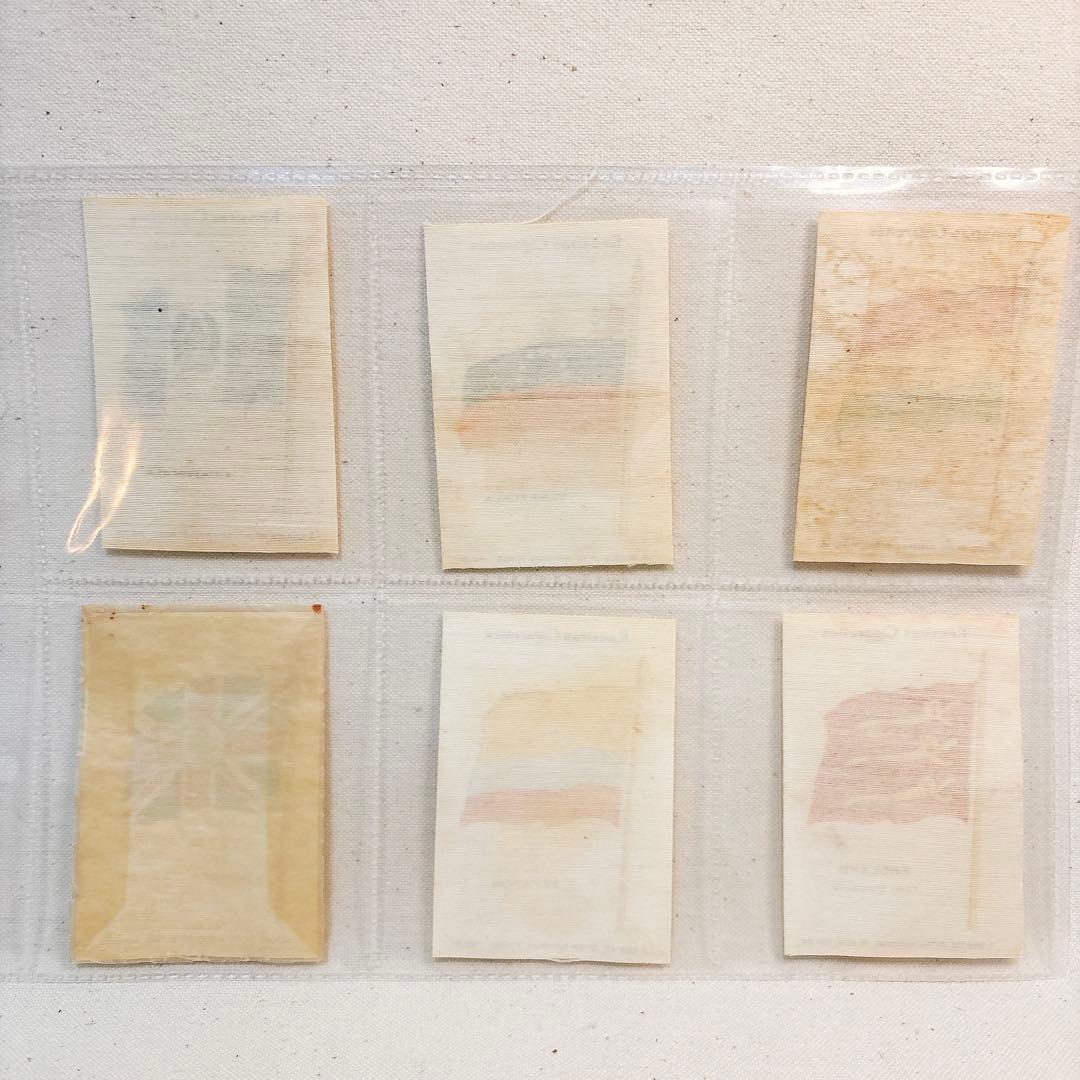 （F）国旗 シガレットカード 旗 シルク Kensitas イギリス 36枚