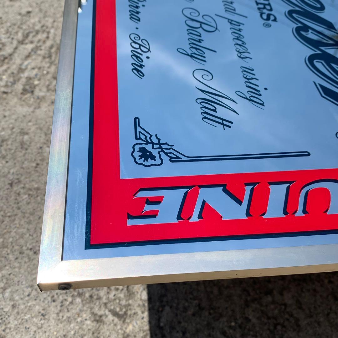 54×46cm　バドワイザー　パブミラー　Budweiser 鏡