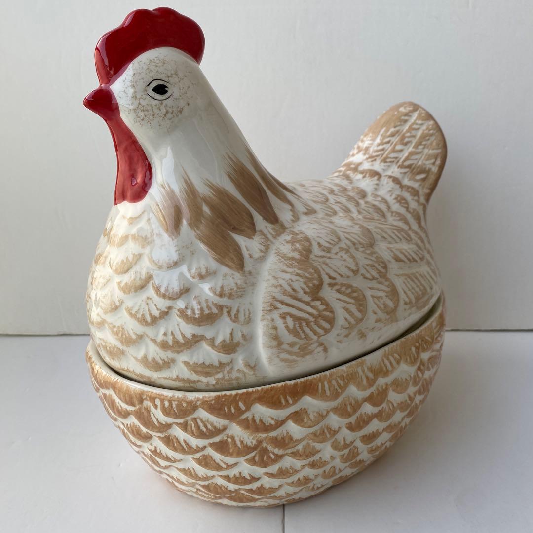 COSTCO】にわとり 置き物 セラミック製 茶色 鶏 - メルカリ