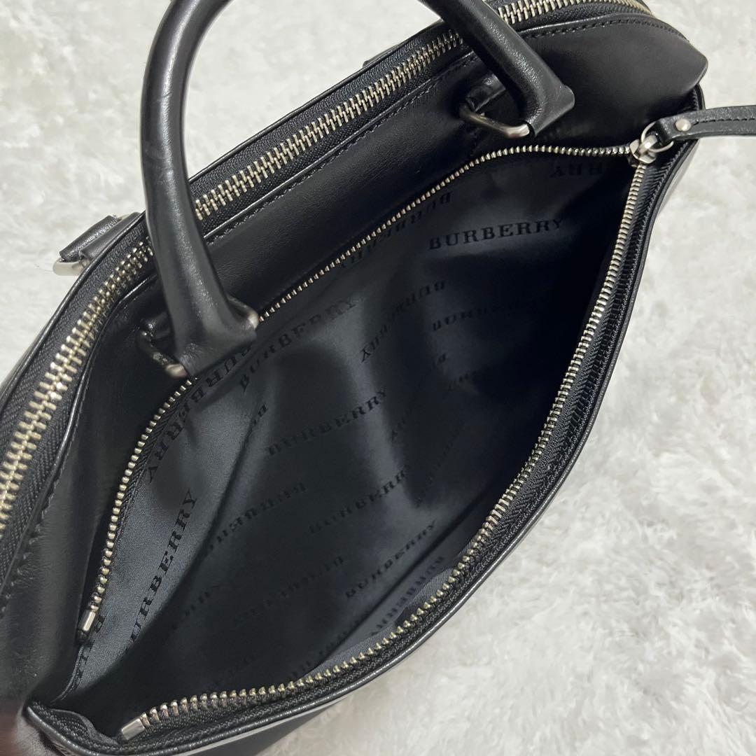 【美品】BURBERRY バーバリー ブリーフケース ビジネス A4 レザー