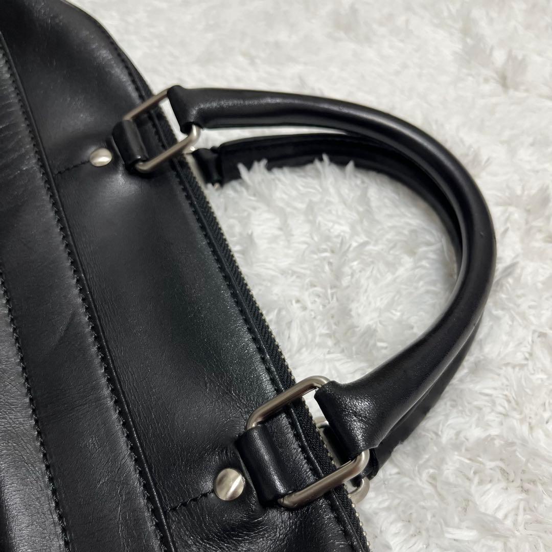 【美品】BURBERRY バーバリー ブリーフケース ビジネス A4 レザー