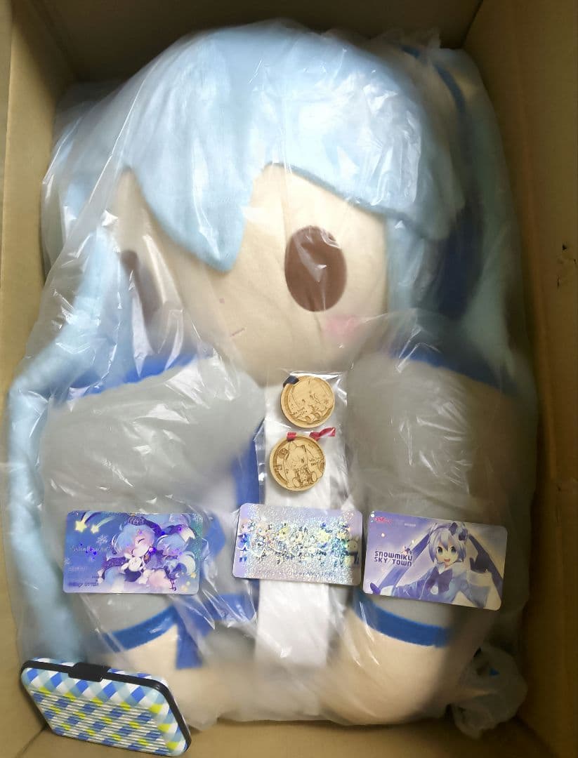 雪ミクぬいぐるみ（We love music♡）特大約60cm※貴重※初期ロット 雪ミクぬいぐるみ（We love music♡）特大約60cm※貴重※初期ロット 雪