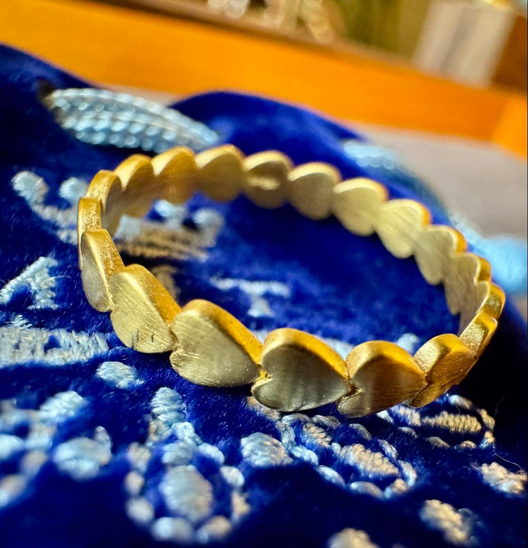 現行品◆マリーエレーヌドゥタイヤック◆K20*ラブバンドリング*14号*ハート