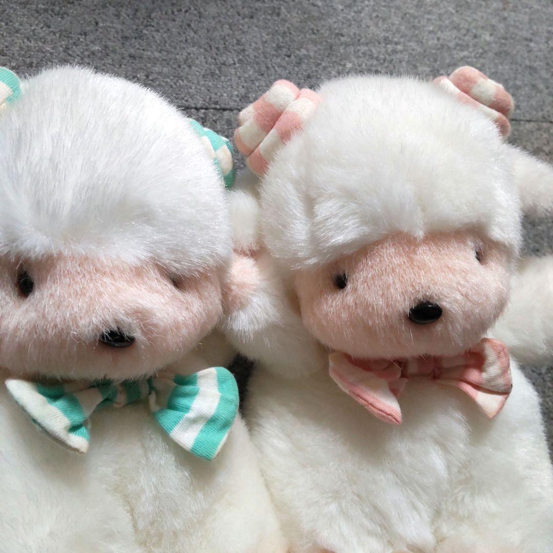 激レア 昭和レトロ ひつじのぬいぐるみ✕2