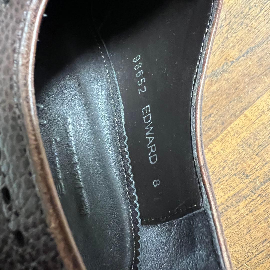 ジャランスリワヤ 98652 EDWARD ウイングチップ 8 茶 ダイナイト