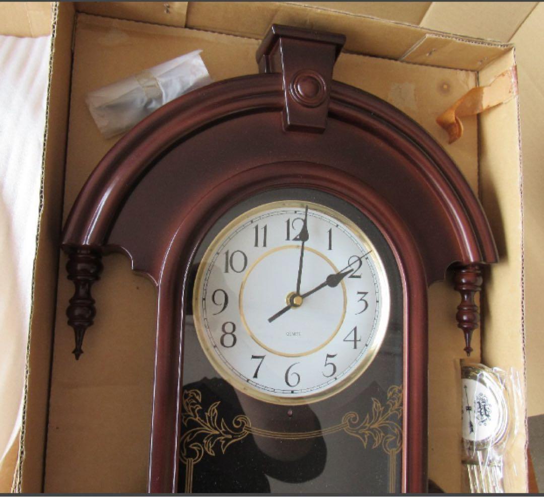 田中実業 雅峰SH-MPT5 5W K-1218涙の雫型 クォーツメロディ柱時計