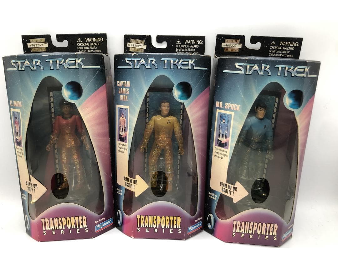 【10994 11113】スタートレックフィギュア５体 トランスポータシリーズ
