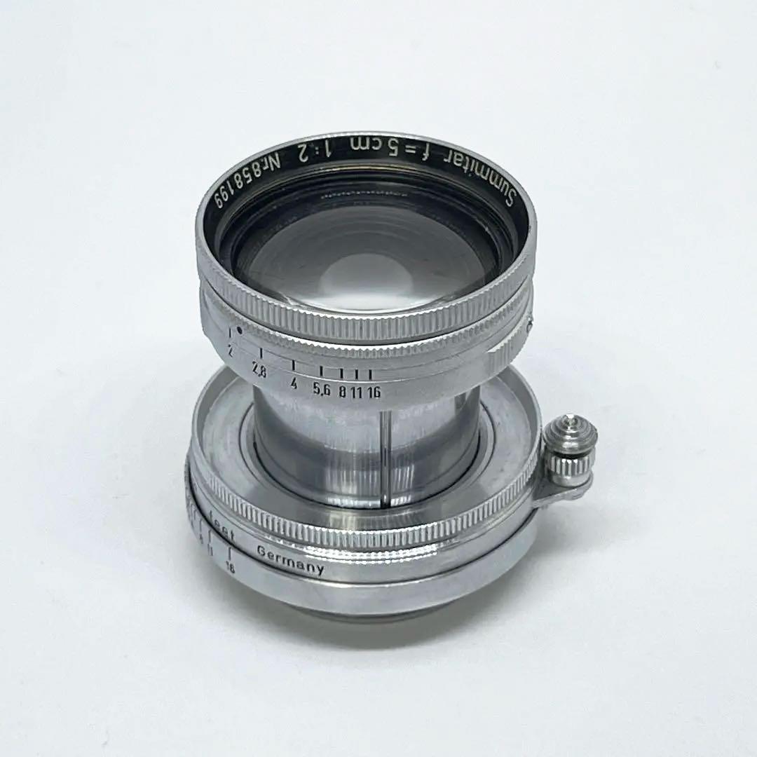 Leica Summitar 50mm f2 L39マウント LEITZ Leica Summitar L39 50mm/F2.0 Silver Lens Yr.1940 LTM Germany