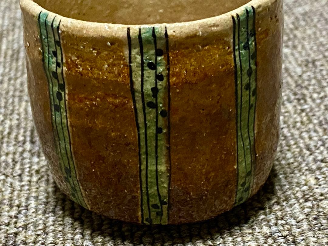 脇山さとみ 蓮絵皿 蓮湯呑み セット