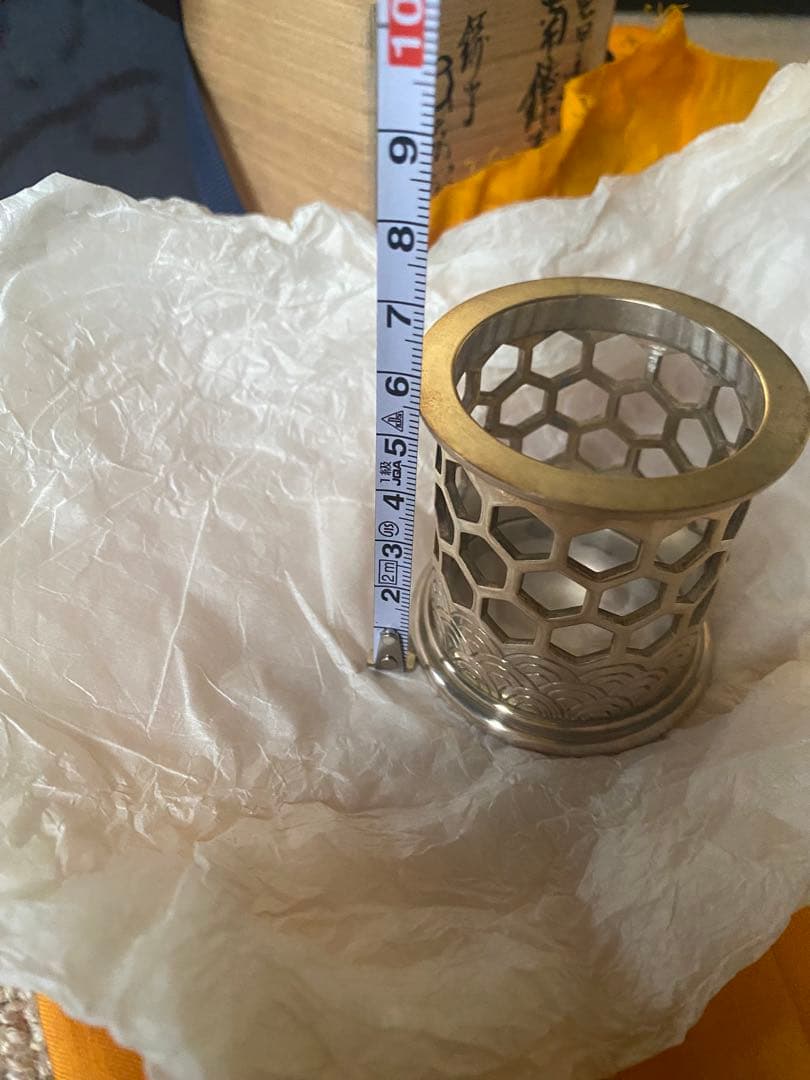 2025年最新】紹栄 蓋置の人気アイテム - メルカリ 南鐐 亀甲透 青海波紋