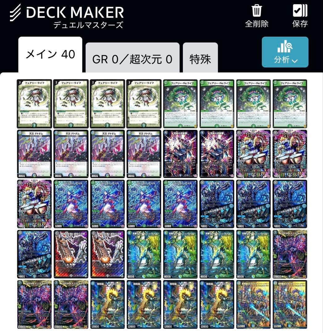 アナカラーマルルcs優勝構築　値下げしました！