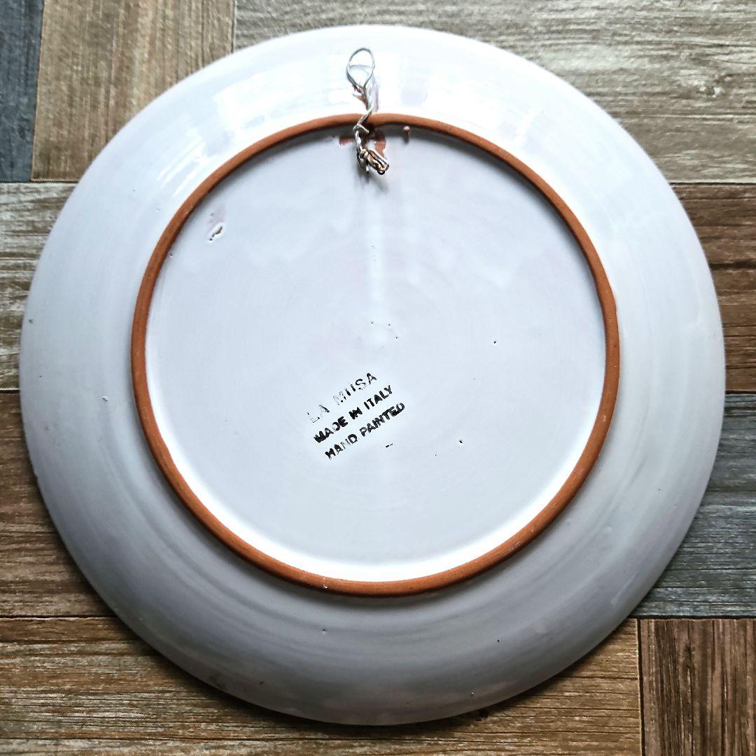 女の人シチリア陶器ラムーザLAMUSA飾り皿イタリアハンドペイント新宿