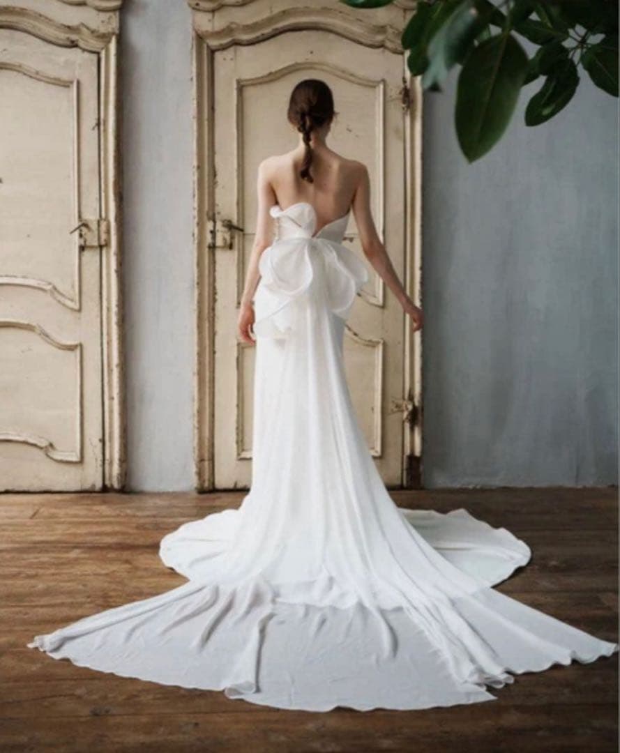 ドレスプロダクション　ソフトマーメイドウェディングドレス　w265 58200円