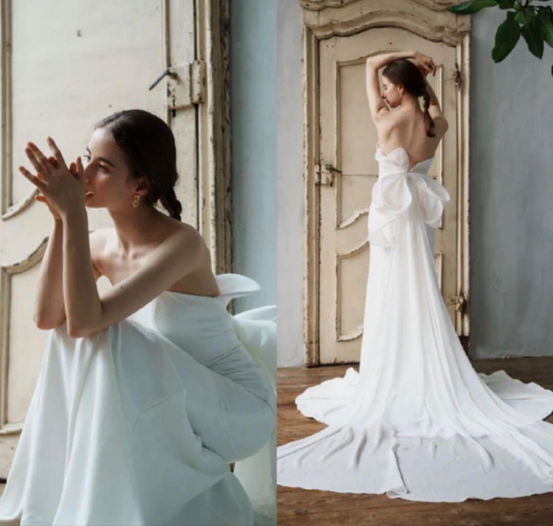 ドレスプロダクション　ソフトマーメイドウェディングドレス　w265 58200円