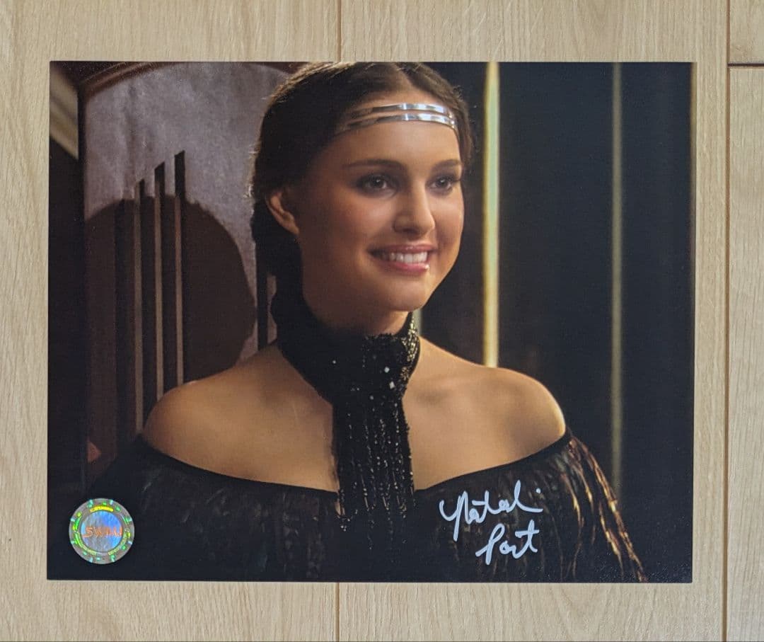 1/16迄出品　STARWARS　ナタリー・ポートマン　直筆サイン　SWAU