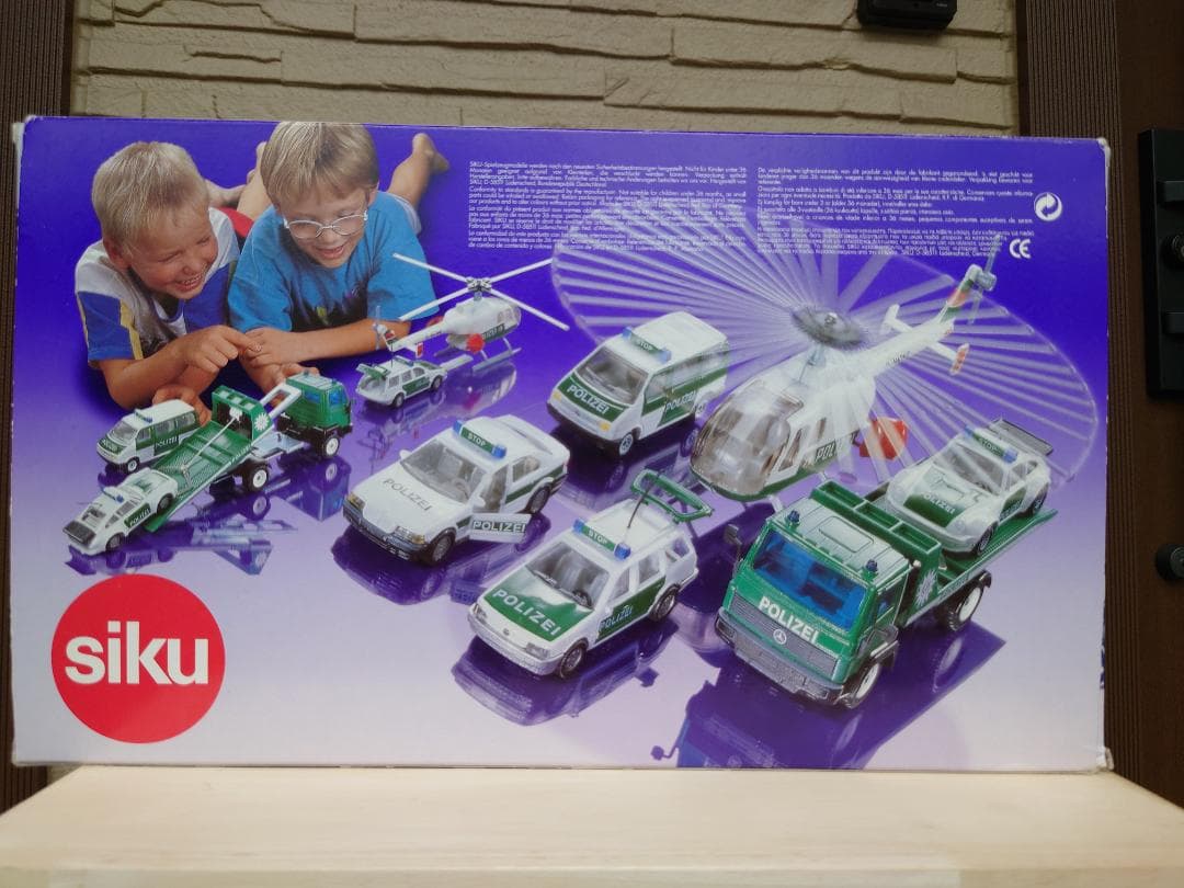 1/55 Siku(ジク) スーパーシリーズ6318 ドイツ警察セット1997年