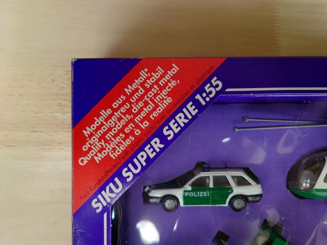 1/55 Siku(ジク) スーパーシリーズ6318 ドイツ警察セット1997年