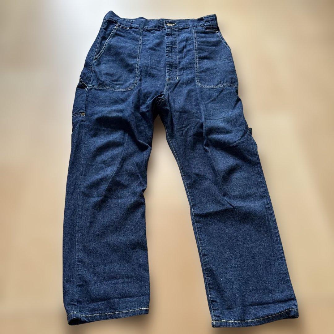 【美品】メルシーボークー New des Lee サルエルデニムパンツ