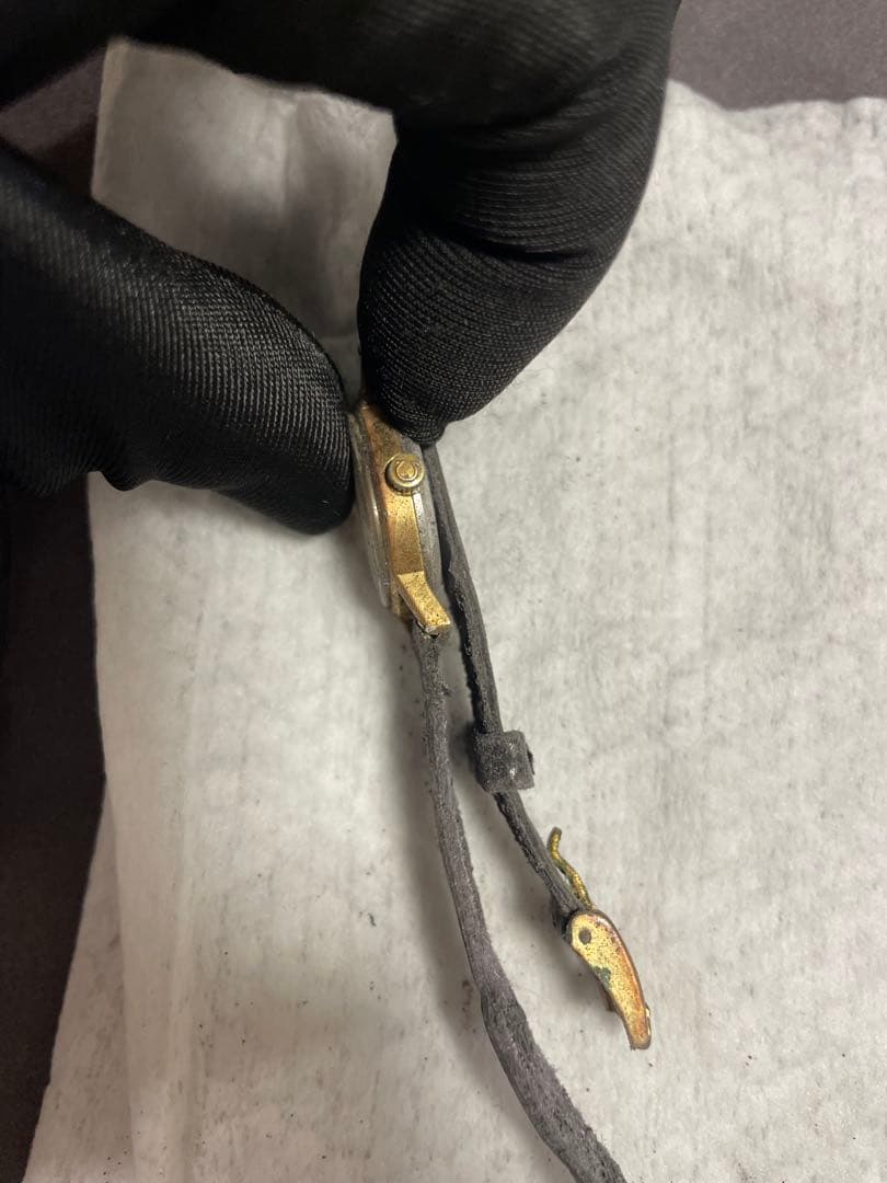 オメガ　OMEGA レディース　Qz 変えベルト付き