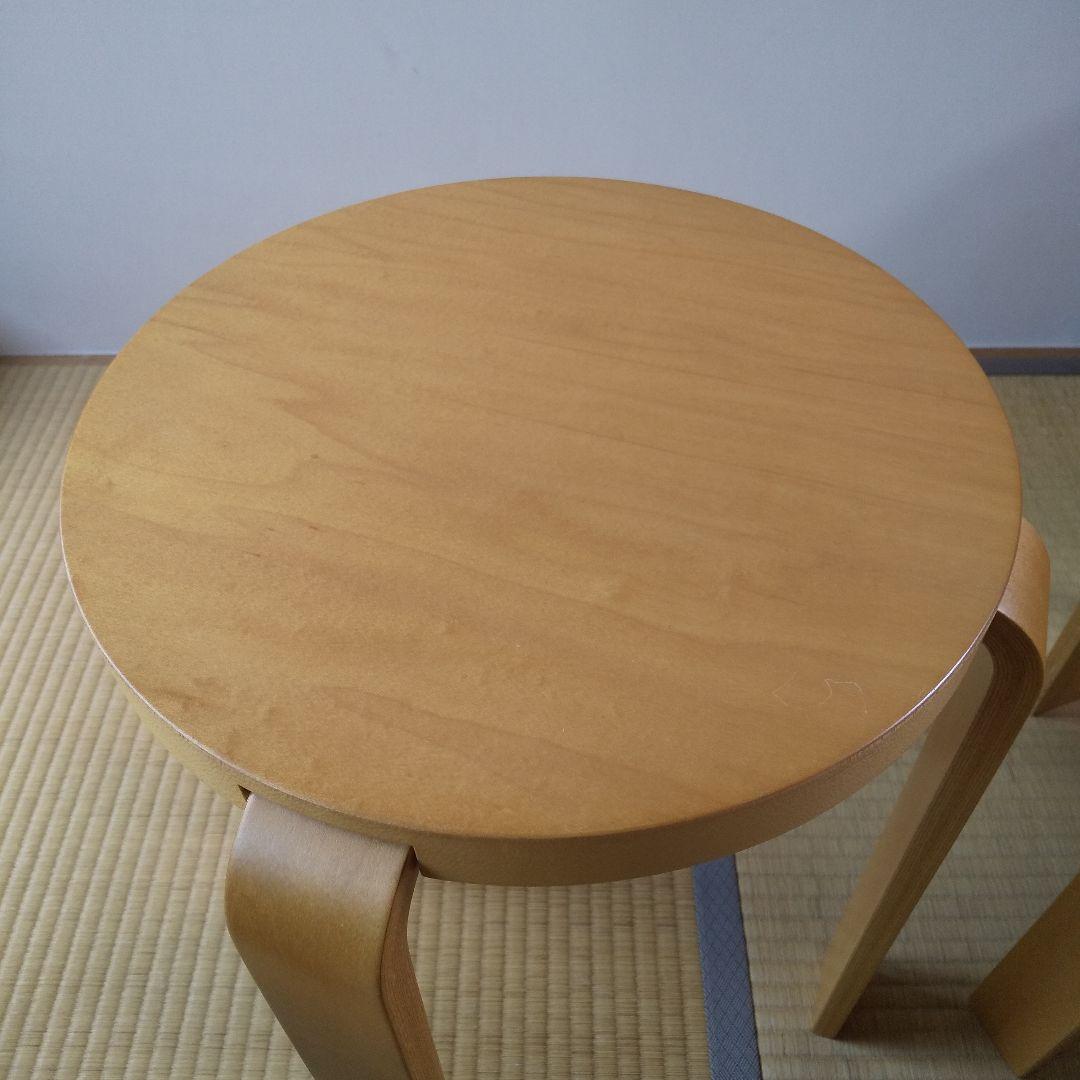 カンディハウス スツール 111s 矢萩喜従郞デザイン ４点セット