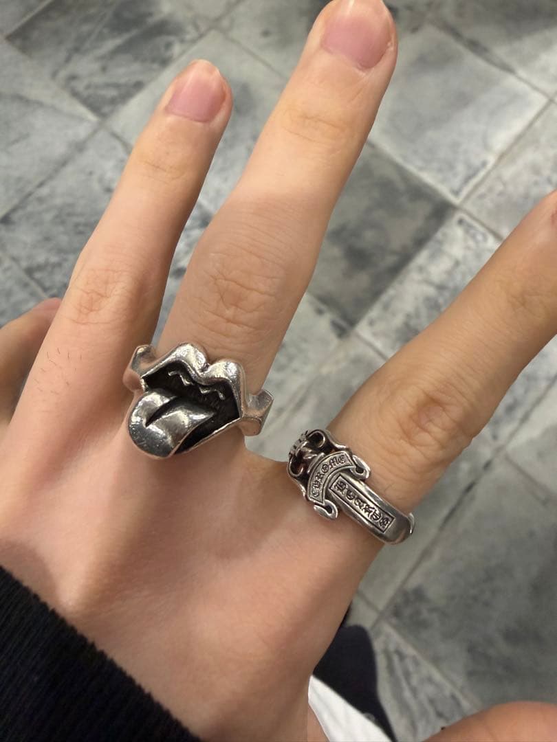 ローリングストーンズ　リップ&タン　リング　クロムハーツモデル　最終値下げ