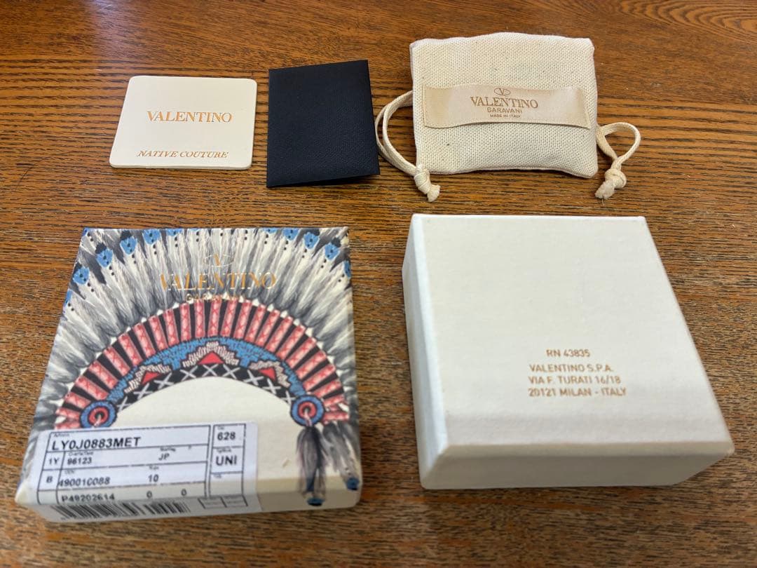 VALENTINO スカーフリング インディアンジュエリー　ナバホサンダーバード