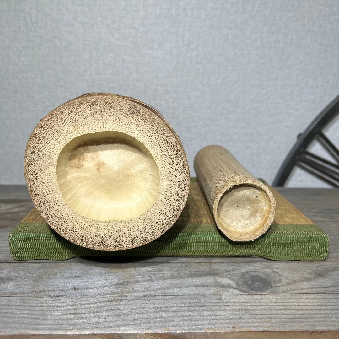 東大寺 二月堂焼印 竹花入 竹一重切花入れ 花器 茶道具 - メルカリ