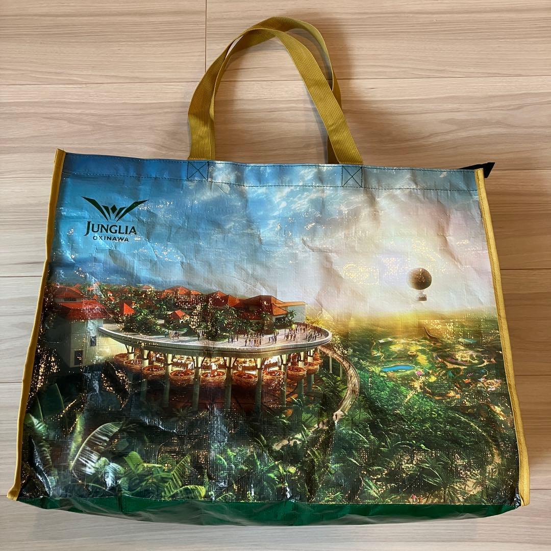 タグ有】ジャングリア沖縄 JUNGLIAワリフバッグ ショッピングバッグ