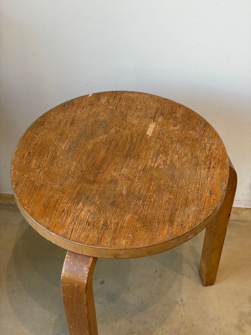 50年代 stool60 artek Alvar Aalto バックスタンプ有